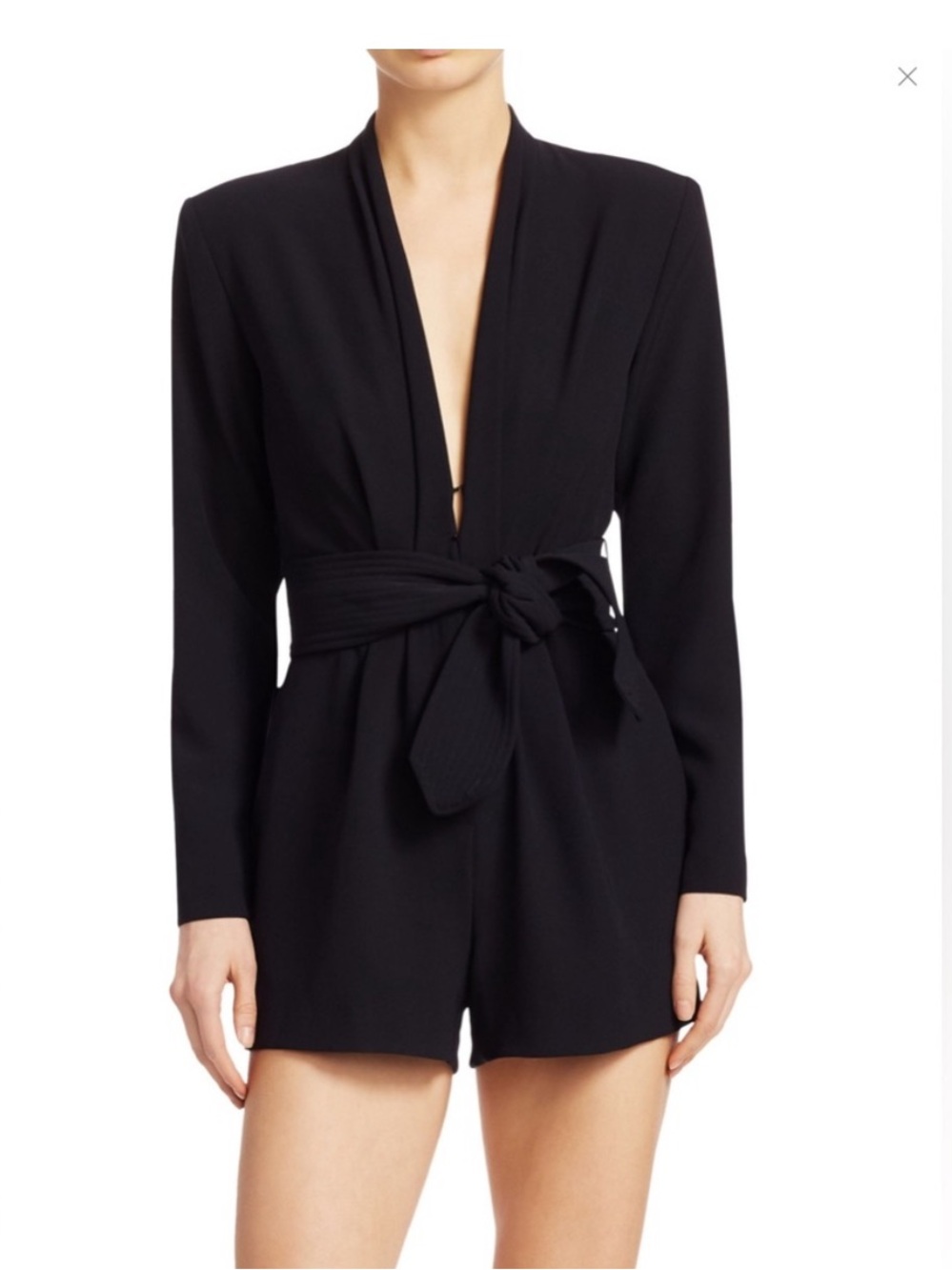 NWT A.L.C. Heston Blazer Jumpsuit Romper Black 6